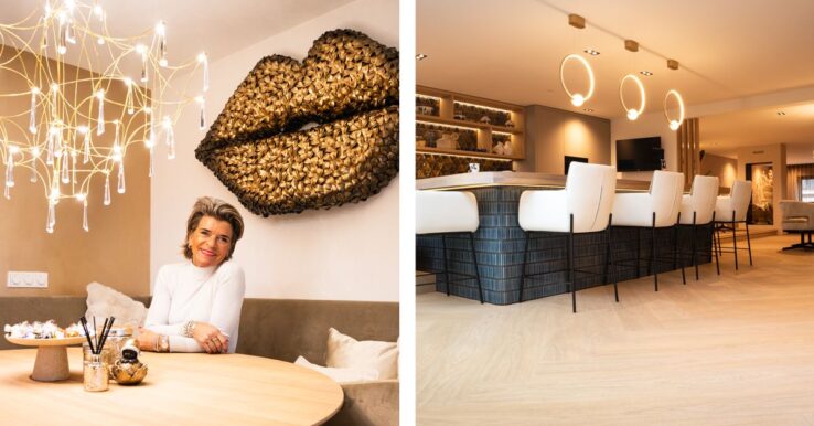 Ein Blick in die Wohnung von Debby van der Zande