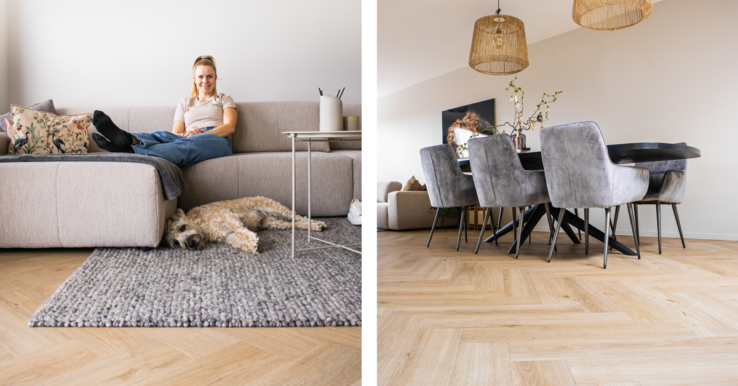 Ein Blick in das helle Zuhause von Kika